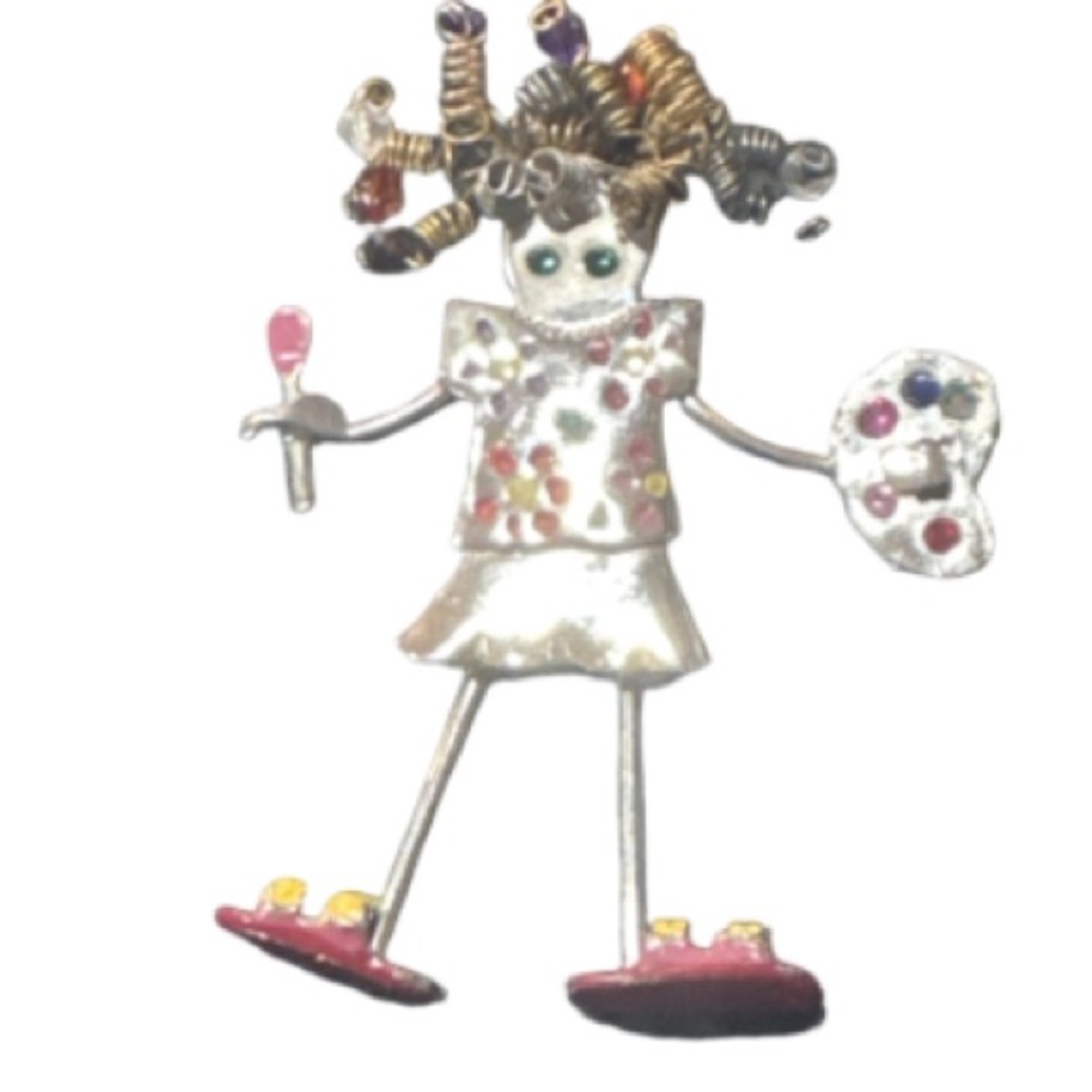 GANZ artist brooch/pendant